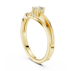 Aurevia Airy Open Split-Shank Solitaire