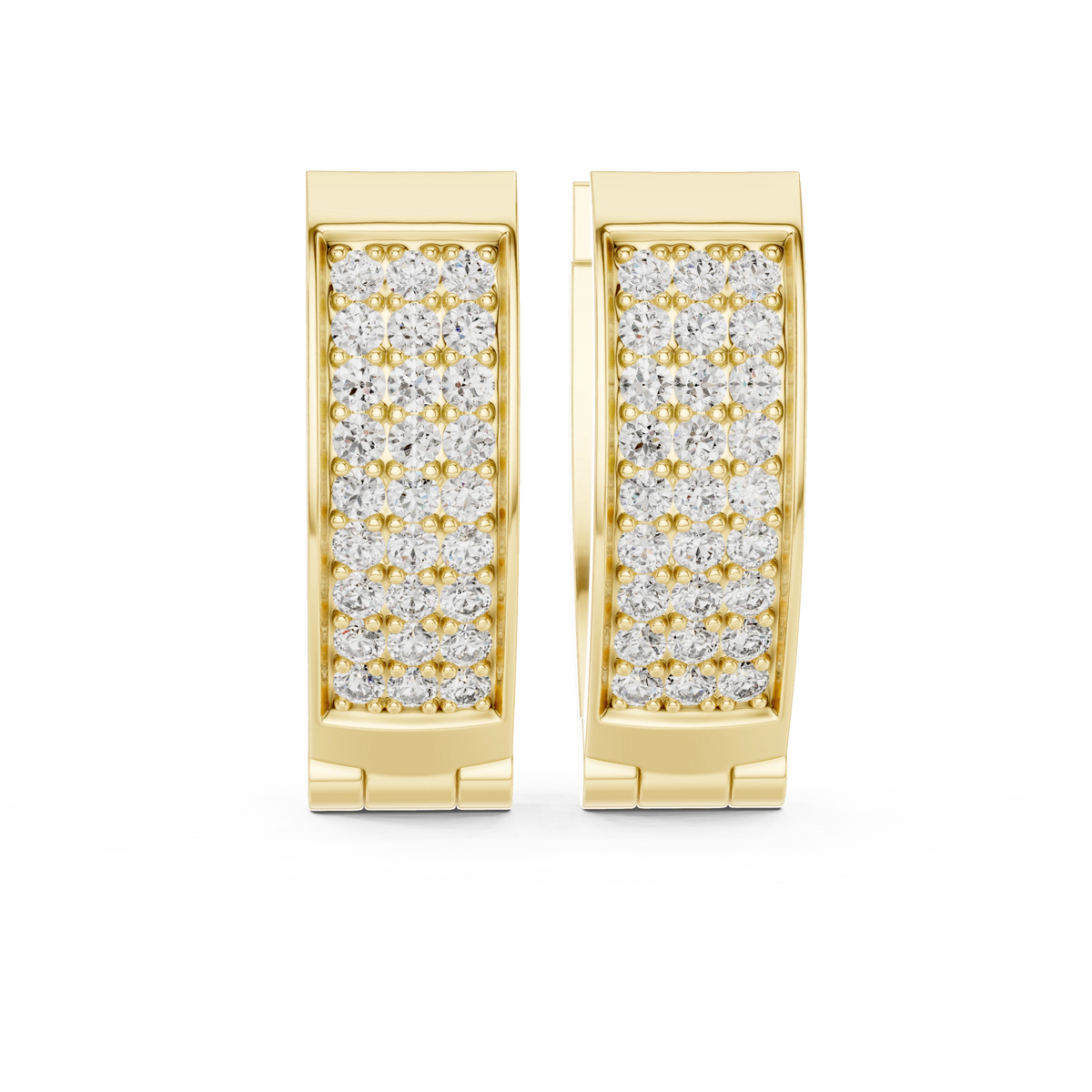 Aurevia Modern Sculptural Floating Solitaire Earrings