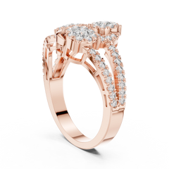 Celestial Toi et Moi Ring