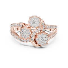 Celestial Toi et Moi Ring