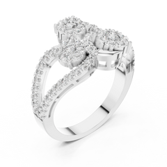 Celestial Toi et Moi Ring