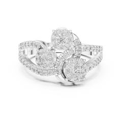 Celestial Toi et Moi Ring