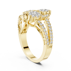 Celestial Toi et Moi Ring