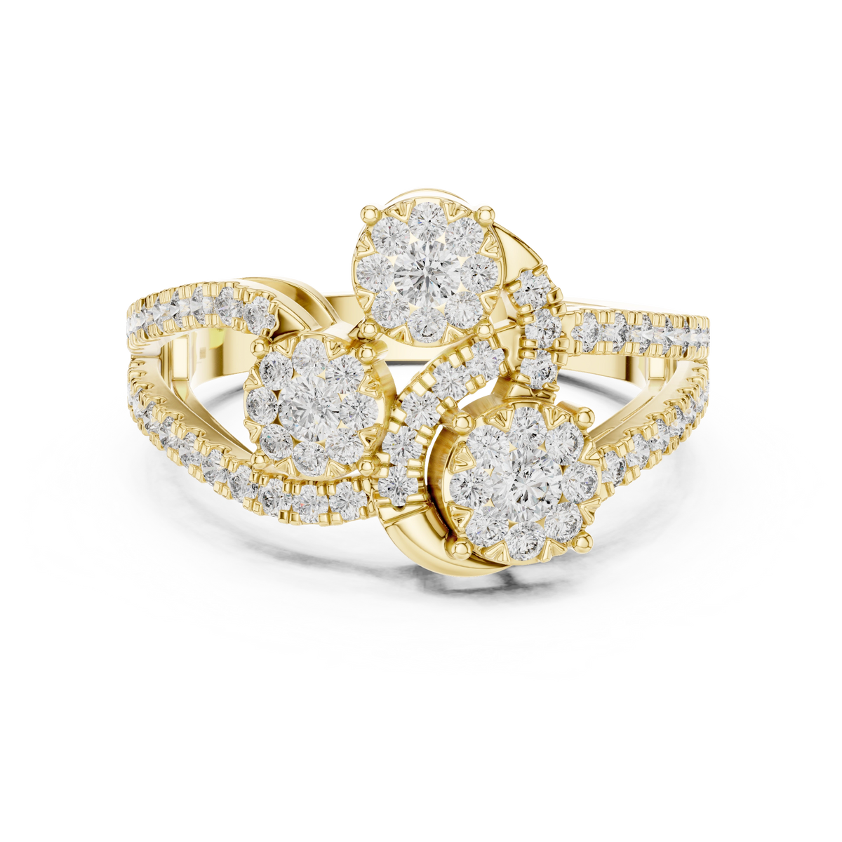 Celestial Toi et Moi Ring
