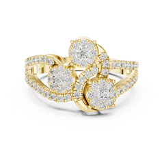 Celestial Toi et Moi Ring