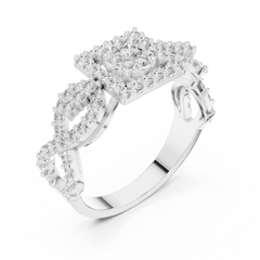 Empress Square Ring