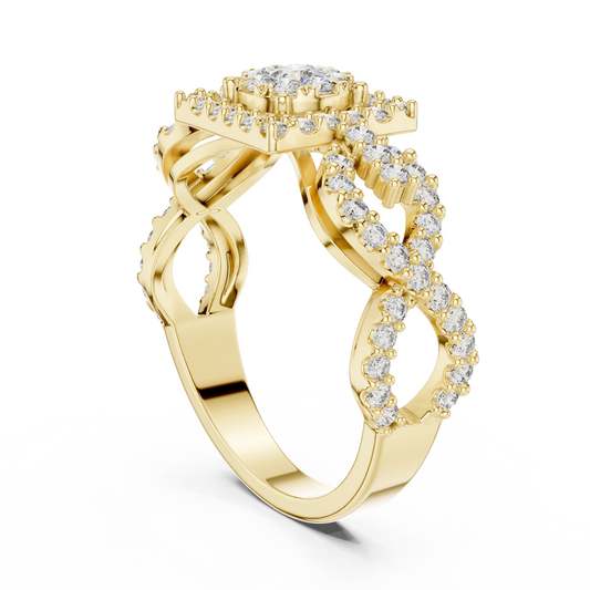 Empress Square Ring