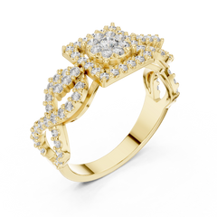 Empress Square Ring