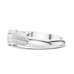 Duo-Band Cluster Ring
