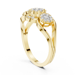 Trinity Halo Ring