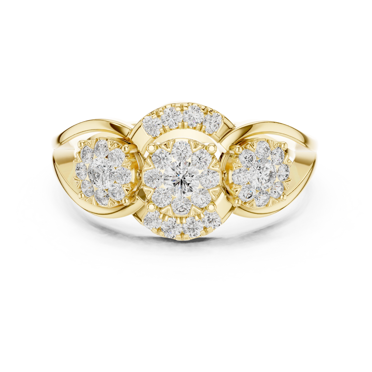 Trinity Halo Ring