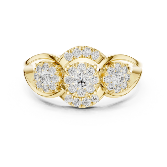 Trinity Halo Ring