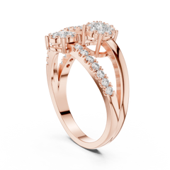 Spiral Trinity Ring