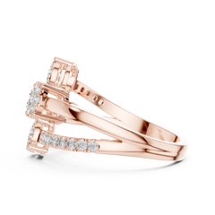 Spiral Trinity Ring