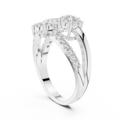 Spiral Trinity Ring