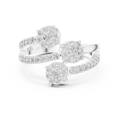 Spiral Trinity Ring