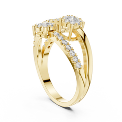 Spiral Trinity Ring