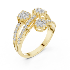 Spiral Trinity Ring