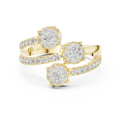 Spiral Trinity Ring