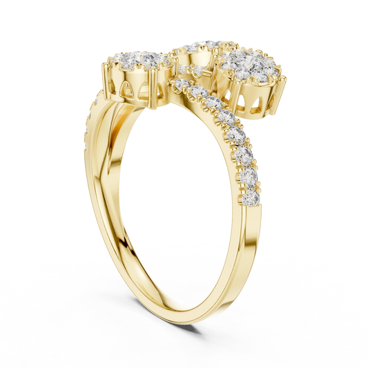Serpentine Trinity Ring