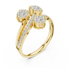 Serpentine Trinity Ring