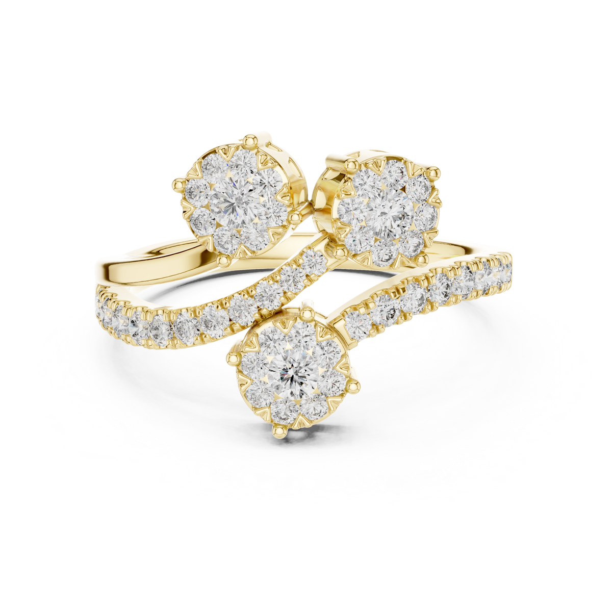 Serpentine Trinity Ring