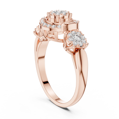Infinity Halo Ring