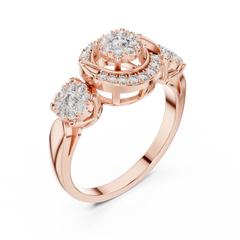 Infinity Halo Ring