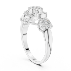Infinity Halo Ring