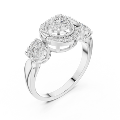 Infinity Halo Ring