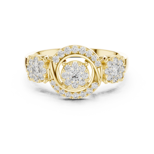 Infinity Halo Ring