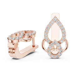 Aurevia Royal Filigree Diamond Drop Earrings