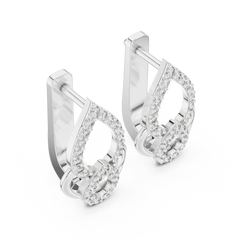 Aurevia Royal Filigree Diamond Drop Earrings