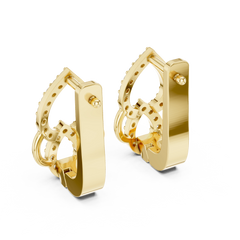 Aurevia Royal Filigree Diamond Drop Earrings