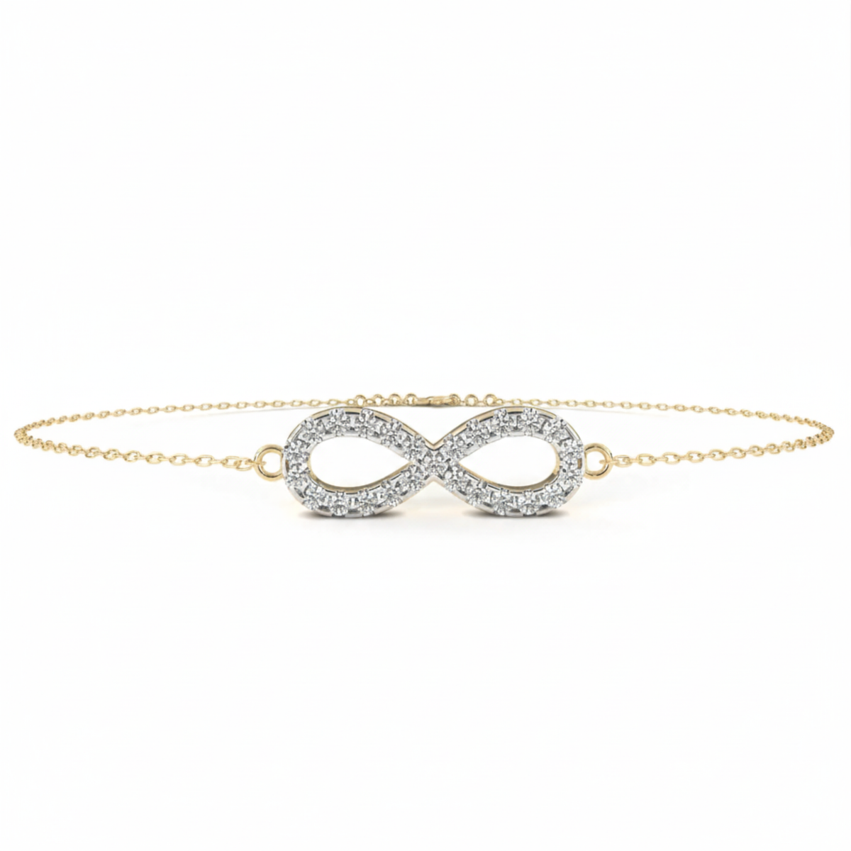Eternal Infinity Diamond Bracelet.                #AJBR00004