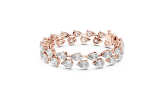 Aurevia Pear-Drop Cascade Bracelet