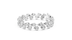 Aurevia Pear-Drop Cascade Bracelet