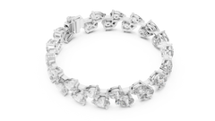 Aurevia Pear-Drop Cascade Bracelet