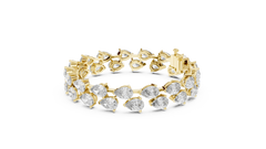 Aurevia Pear-Drop Cascade Bracelet