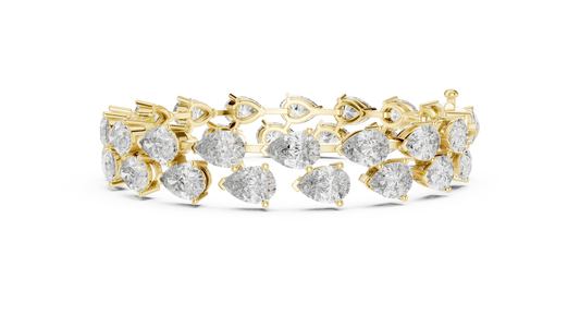 Pear-Drop Cascade Bracelet
