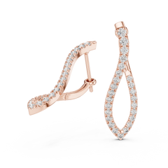 Aurevia Infinity Twist Earrings
