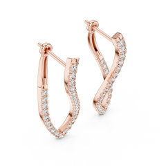 Aurevia Infinity Twist Earrings