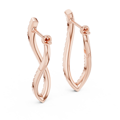 Aurevia Infinity Twist Earrings