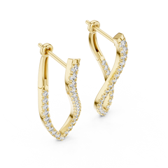 Aurevia Infinity Twist Earrings