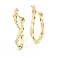 Aurevia Infinity Twist Earrings