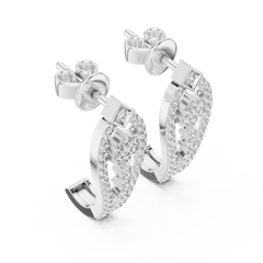 Aurevia Floral Cascade Open-Frame Earrings