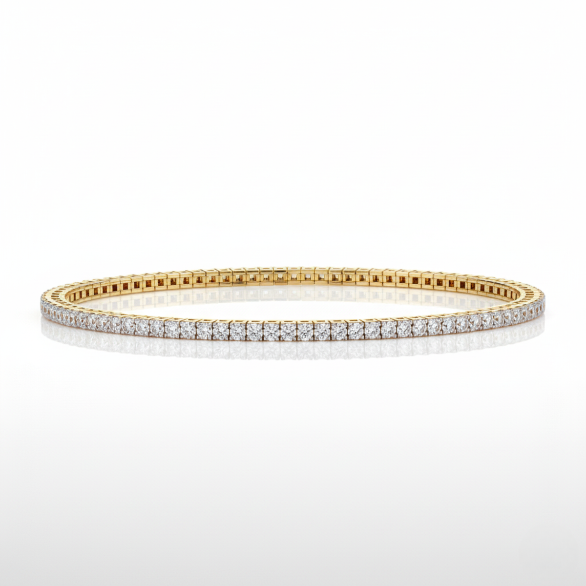 Refined Glow Diamond Bangle. #AJBR00009