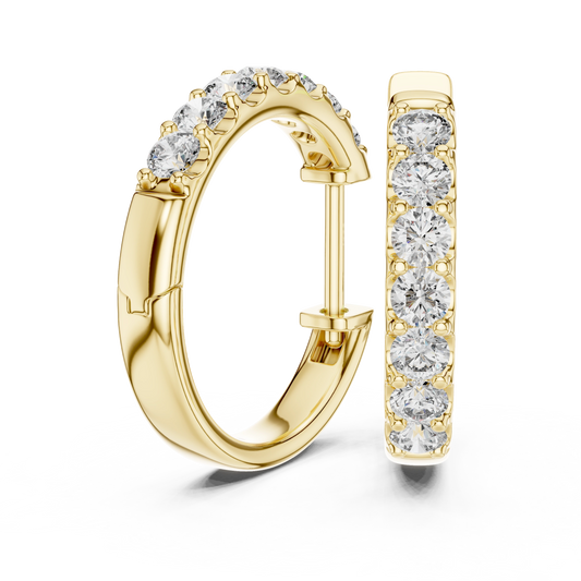 Radiant Huggie Earrings