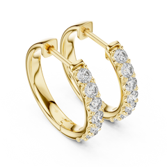 Aurevia Radiant Huggie Earrings