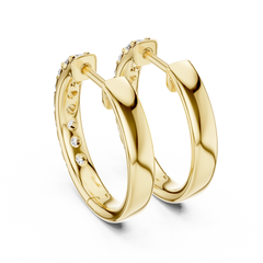 Aurevia Radiant Huggie Earrings